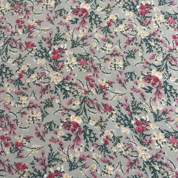 Mimi Chica Crewneck Floral Print Midi Length Size L Cottagecore Boho Colorful - Picture 7 of 11